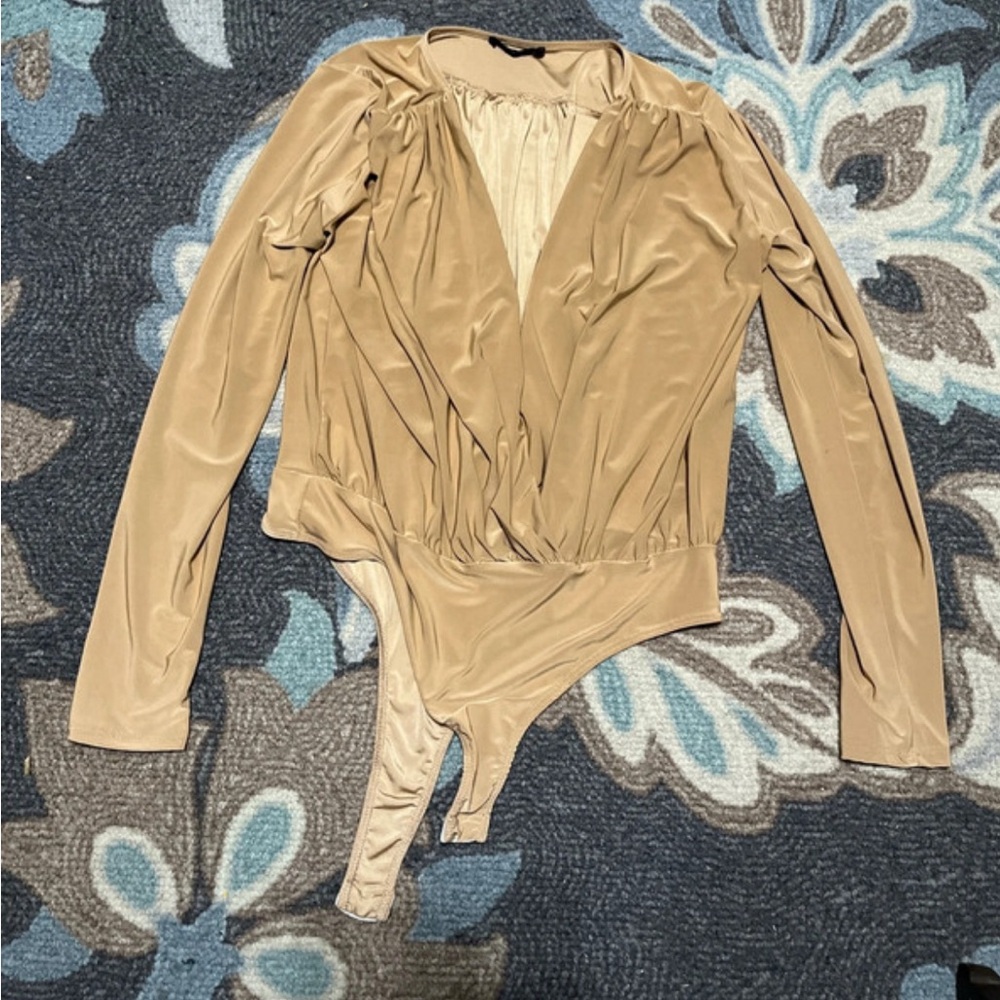 Golden sexy body suit